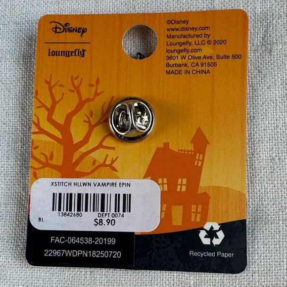 Loungefly Disney Stitch Enamel Pin - Blue and Purple - Picture 5 of 5